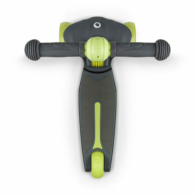 Trotineta, Lionelo, Timy, Copii, Ultrapliabila, Pana la 50 Kg, Cu design ergonomic, Cu lumini LED, 26 5 x 60 x 64-76 cm, 3 ani+, Verde