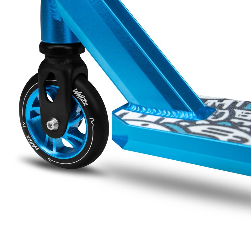 Trotineta, Lionelo, Whizz, Pentru Acrobatii, Rulmenti ABEC-9, 20 - 100 kg, Conform cu standardul european de securitate EN14619, Albastru