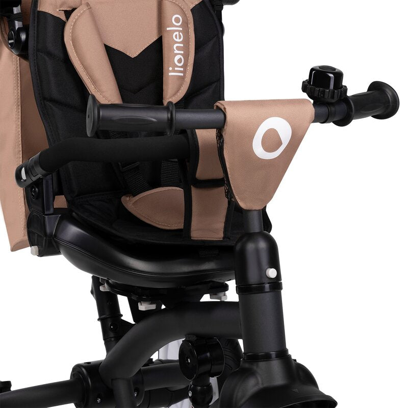 Tricicleta Copii Lionelo Tris Plus 2in1 Pliabila Scaun Rotativ 360 Bej