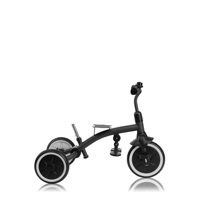 Tricicletă Copii Lionelo Tris Plus | Ultrapliabilă | Scaun Reversibil 360° | Spătar Reglabil | 9 luni-5 ani | 25 kg | Gri