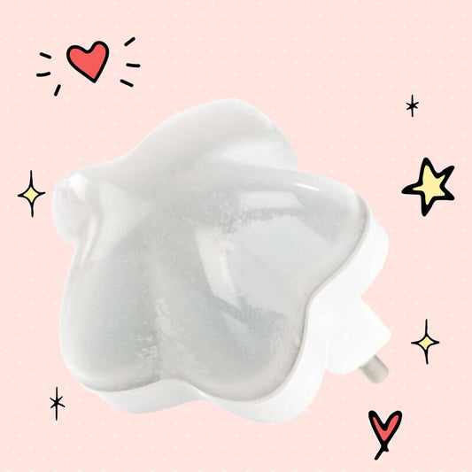 Lumina de veghe, Jane, Star, Cu senzor, Cu lumina alba, Cu led, Alb