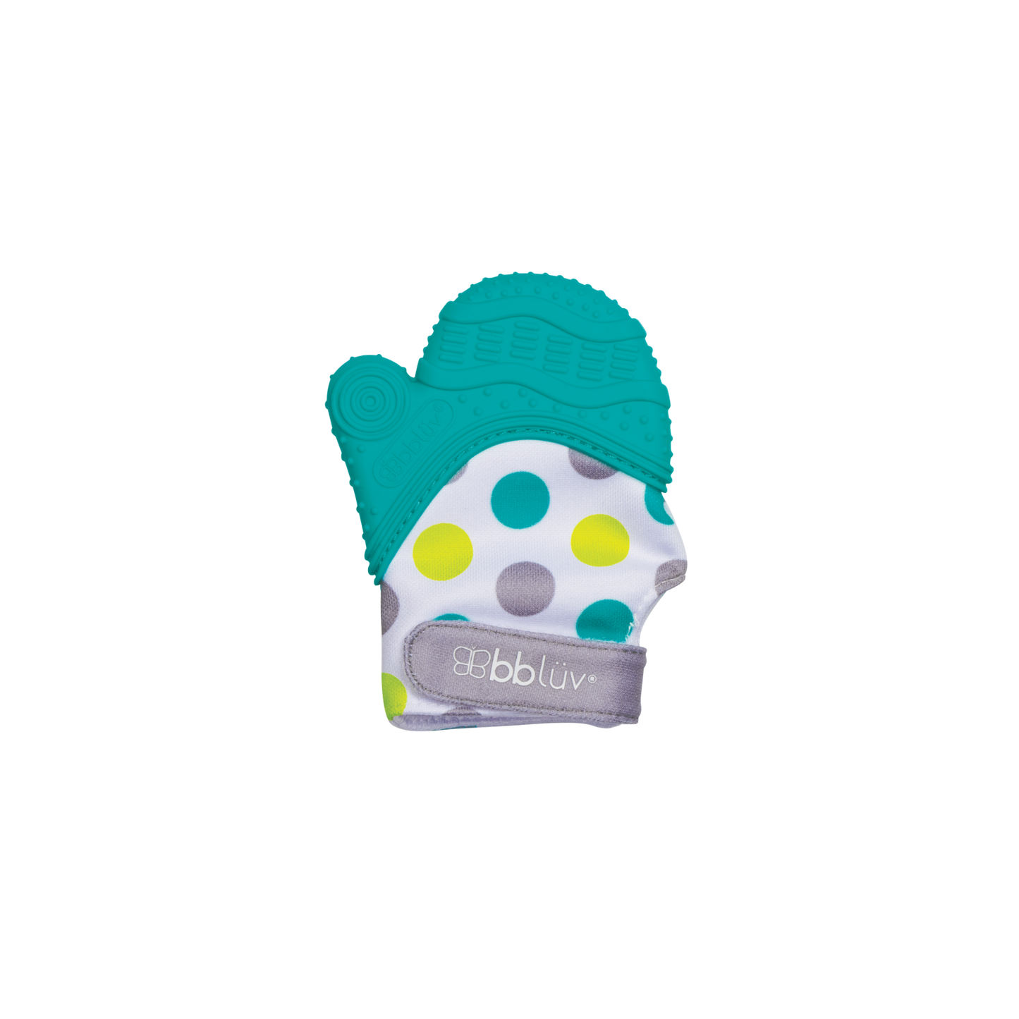 Mănușă pentru dentiție din silicon bbluv Gluv Aqua