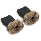 Mănuși cărucior Lionelo Handmuff Negru – mănușile văzute din față