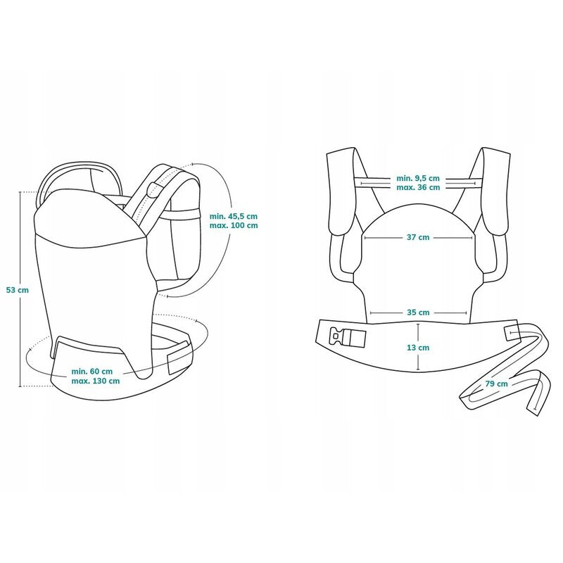 Marsupiu ergonomic, Lionelo, Margareet Air, 3 pozitii de purtare, Certificat de Institutul International pentru Displazie de Sold, 4 luni+, Pana la 20 Kg, Material respirabil 3D Air Mesh, Catarama dubla de siguranta, Bej