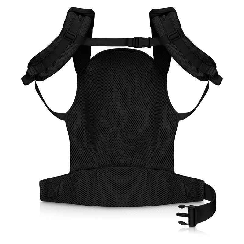 Marsupiu ergonomic, Lionelo, Margareet Air, 3 pozitii de purtare, Certificat de Institutul International pentru Displazie de Sold, 4 luni+, Pana la 20 Kg, Material respirabil 3D Air Mesh, Catarama dubla de siguranta, Negru