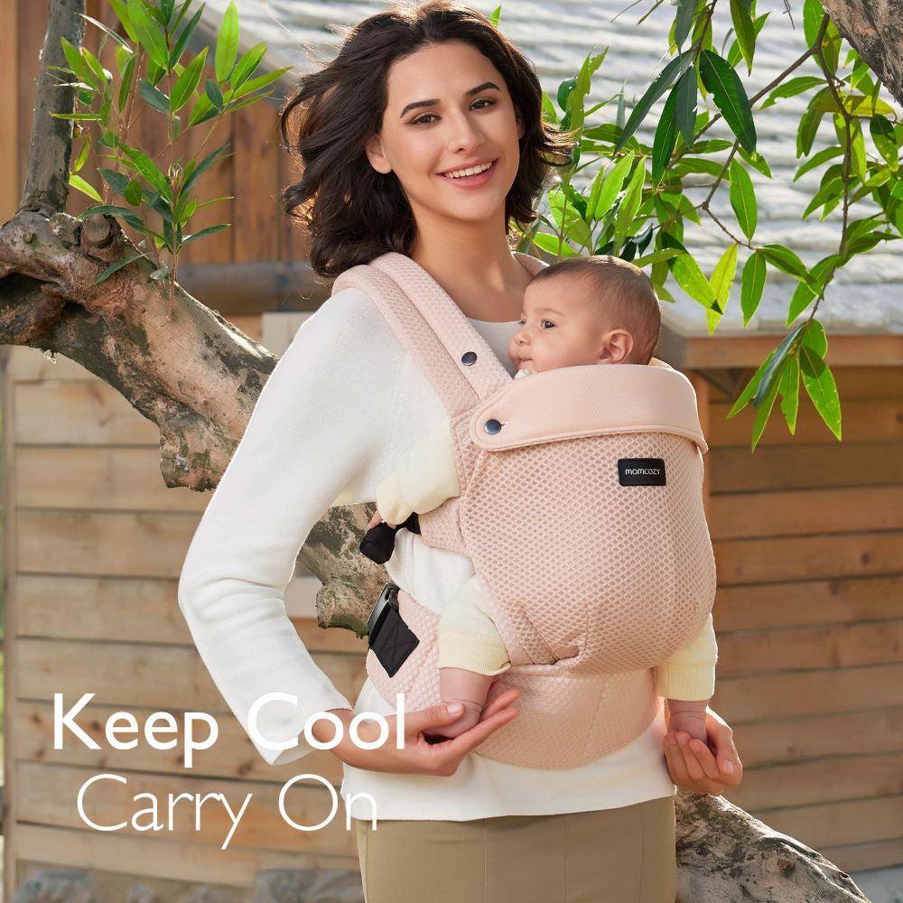 Marsupiu Ergonomic Momcozy PureHug Air Mesh 3-24 Luni