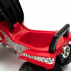 ATV fără pedale Baby Mix, Roșu – șezut și spătar