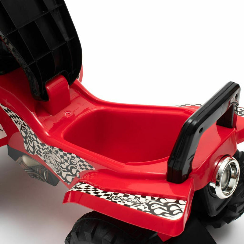 ATV fără pedale Baby Mix, Roșu – șezut și spătar
