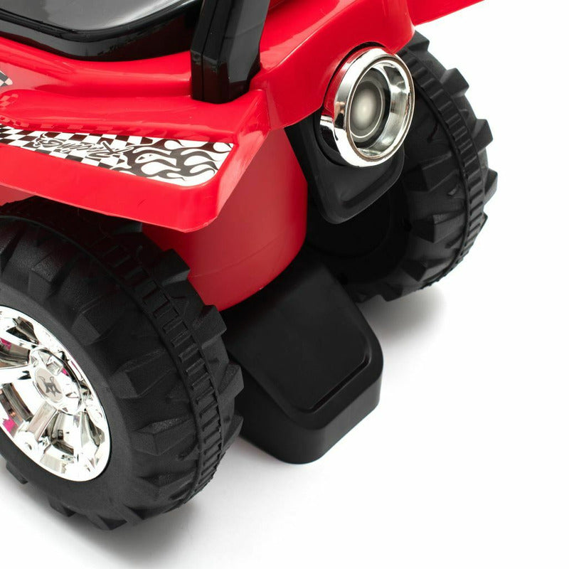 ATV fără pedale Baby Mix, Roșu – detaliu roată spate
