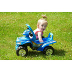 ATV fără pedale Baby Mix, Albastru – copil pe varianta albastră