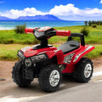 ATV fără pedale Baby Mix, Roșu – prezentare în decor exterior