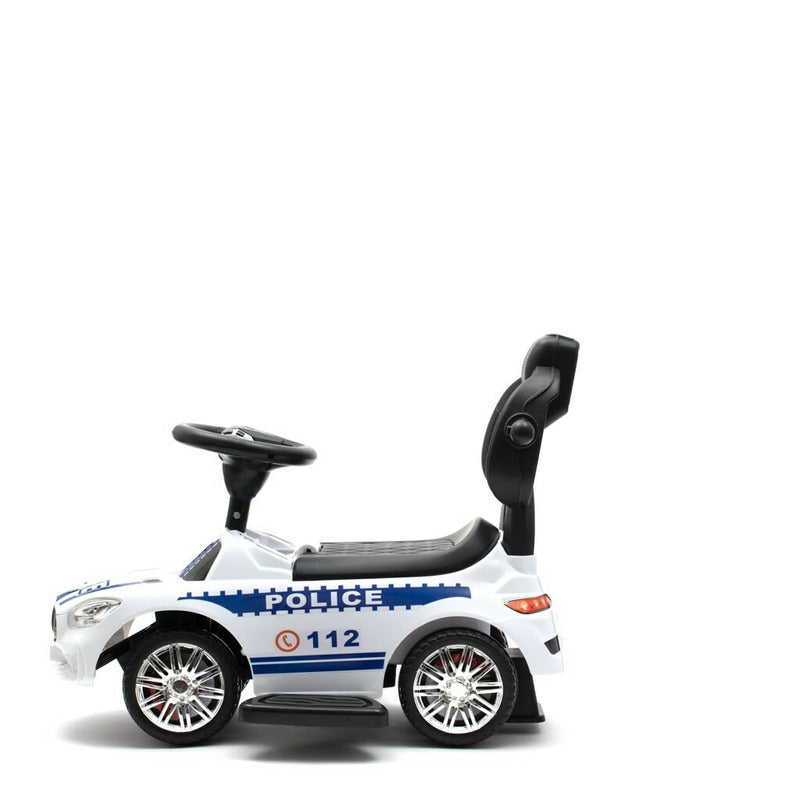 Mașinuță de împins Baby Mix Police – vedere laterală fără mâner