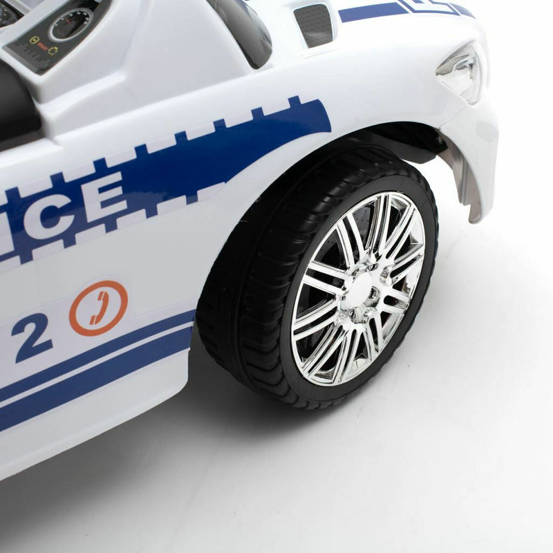 Mașinuță de împins Baby Mix Police – detaliu roată spate