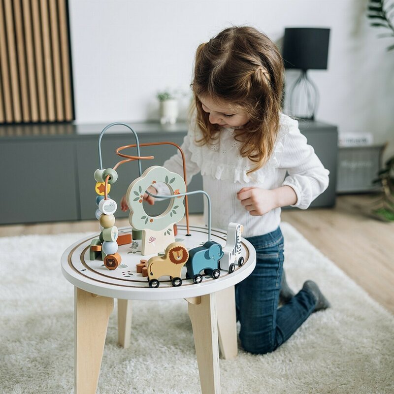 Masuta Montessori cu activitati din lemn Free2Play Think and Play