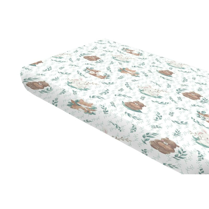 Cearșaf cu elastic MimiNu Lulu Natural, 160x80 cm