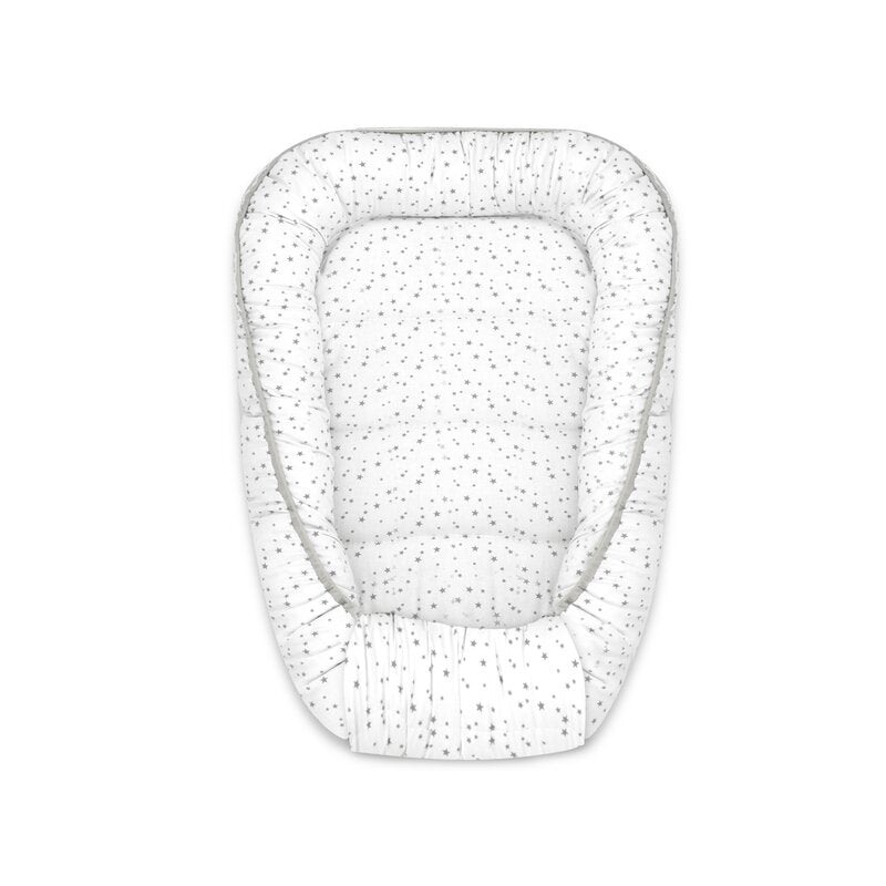 Baby Nest MimiNu Mini Gray Stars, 75x55 cm