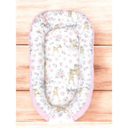 Baby Nest MimiNu Velvet Sweet Deer Pink, 105x66 cm