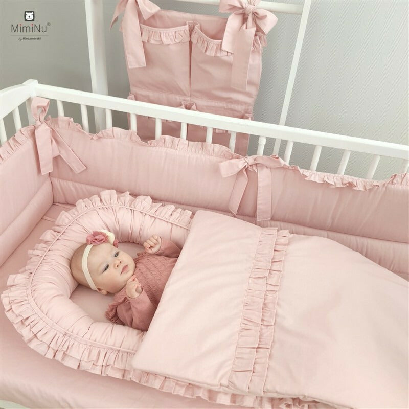 Baby Nest MimiNu Royal Powder Pink, 75x55 cm