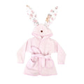Halat de baie MimiNu Sweet Deer Pink, 2–5 ani