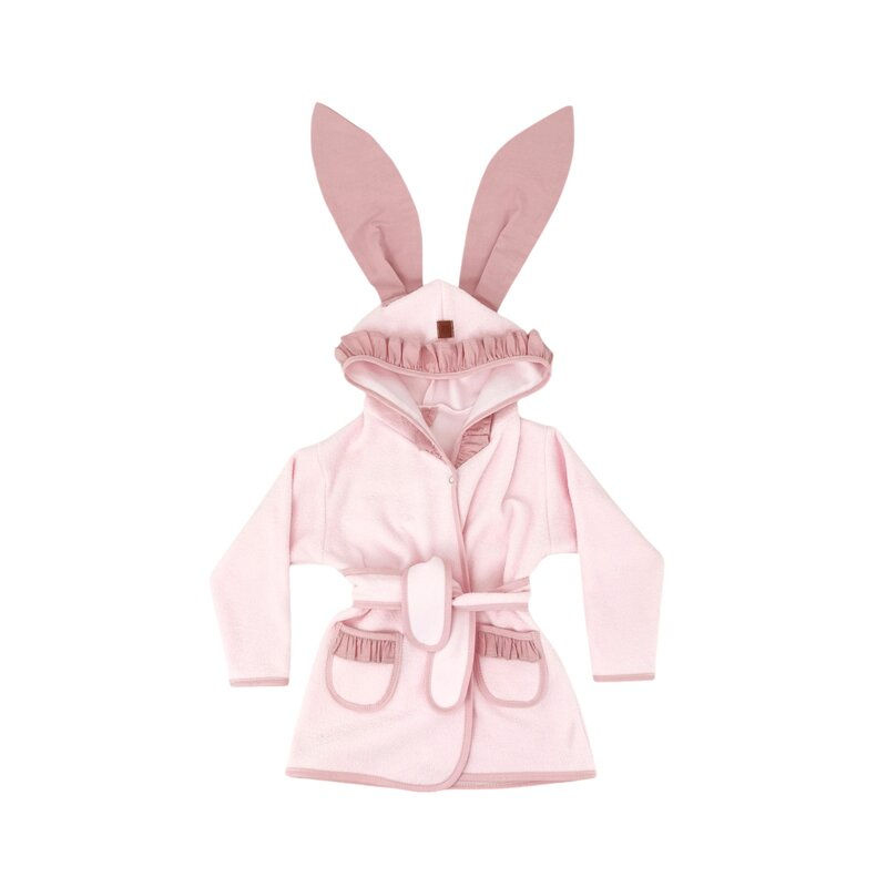 Halat de baie MimiNu Royal Powder Pink, 6–24 luni