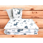 Lenjerie patut MimiNu 3 piese cu aparatoare 120x60 cm