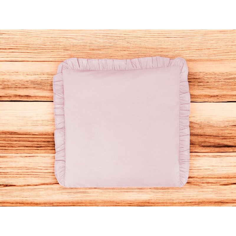 Pernă MimiNu Royal Powder Pink, 40x40 cm, husă detașabilă