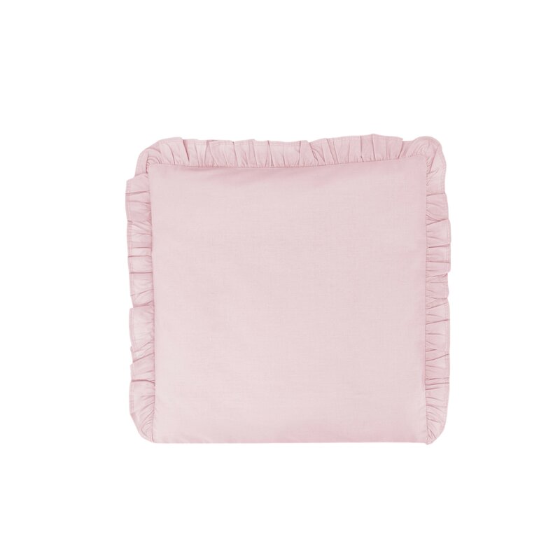 Pernă MimiNu Royal Powder Pink, 40x40 cm, husă detașabilă