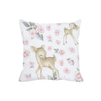 Pernă cu husă MimiNu Sweet Deer Pink, 40x40 cm