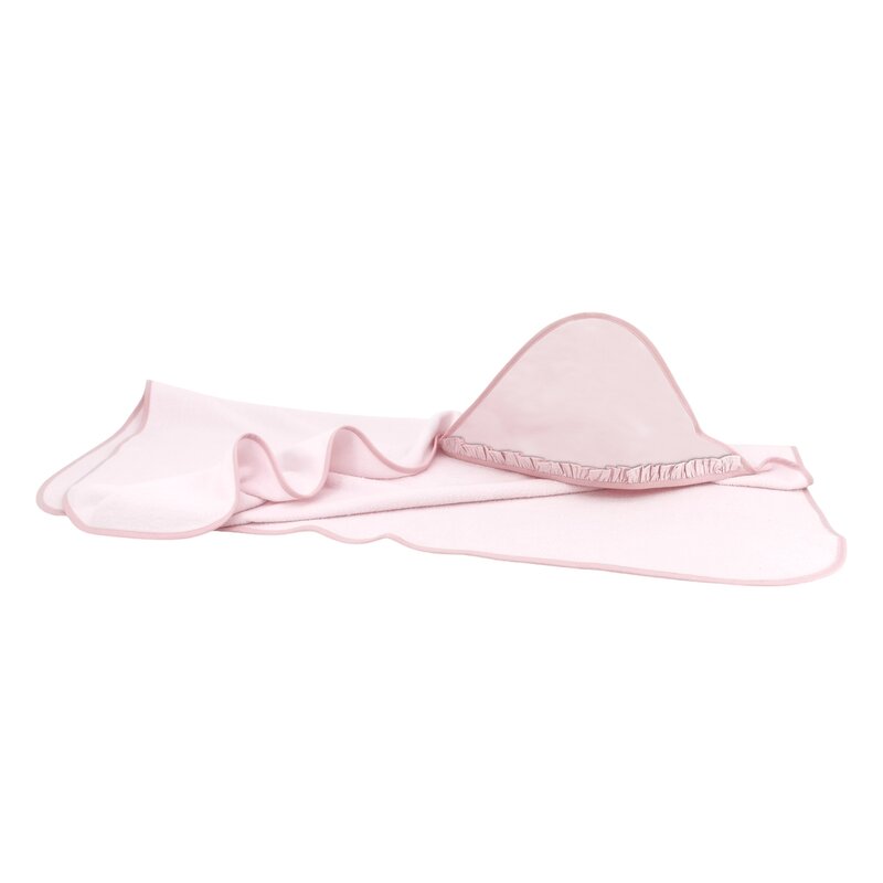 Prosop cu glugă MimiNu Royal Powder Pink, 100x100 cm