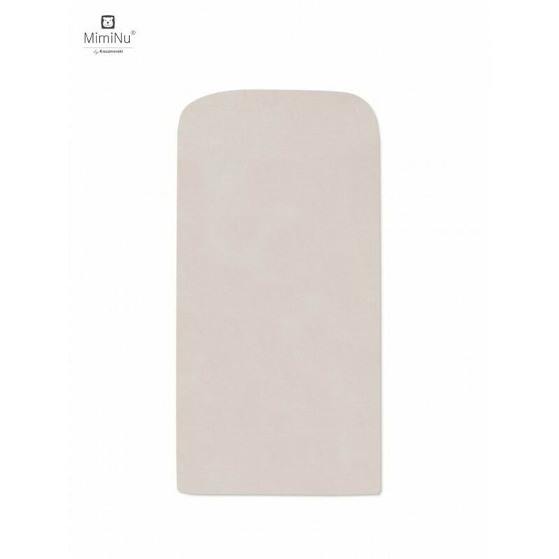 Set 4 in 1 Cosulet bebelus, MimiNu, Baby Cocoon 75x55 cm, Cu volanase, Husa bumbac, Din bumbac certificat Oeko Tex Standard 100, Cu paturica cu volanase 50x70 cm, Cu salteluta, Cu perna fluture, Colectia Royal, Beige
