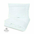 Lenjerie MimiNu Royal Nepal Green, 5 piese, cu pilotă