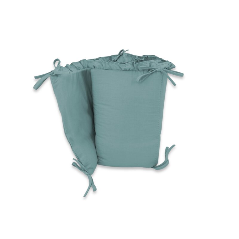 Lenjerie MimiNu Royal Nepal Green, 5 piese, cu pilotă