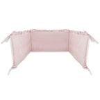 Lenjerie MimiNu Royal Powder Pink, 5 piese, cu pilotă