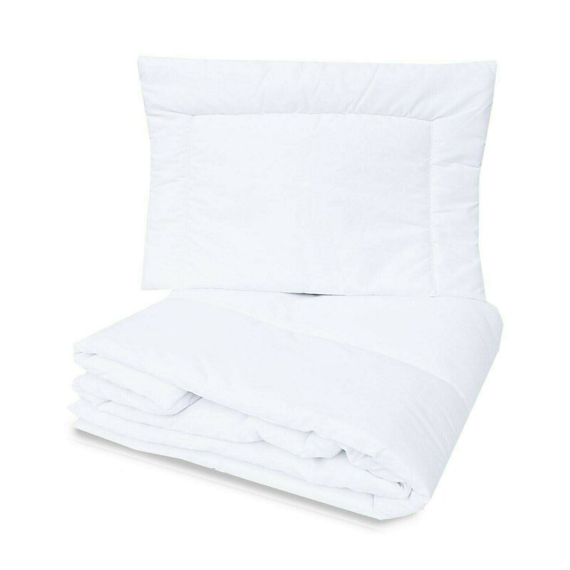 Lenjerie patut cu 6 piese, MimiNu, Pentru patut 120x60 cm, Cu volanase, Cu pilota si perna, Cu doua aparatori laterale, Din bumbac certificat Oeko Tex Standard 100, Colectia Royal, Beige