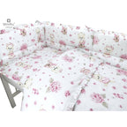 Lenjerie MimiNu Pink Ballerina, 6 piese, cu 2 apărători