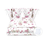 Lenjerie MimiNu Pink Ballerina, 6 piese, cu 2 apărători
