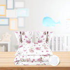 Lenjerie MimiNu Pink Ballerina, 6 piese, cu 2 apărători