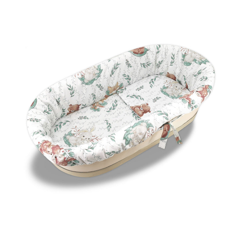 Set pentru landou MimiNu Lulu Natural, 3 piese