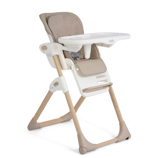 Scaun de Masă Joie Mimzy Recline Strata Dune Wood - 2 în 1 de la Naștere la 15 kg