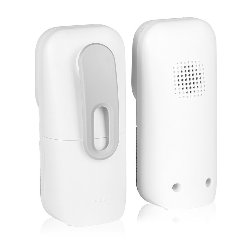 Monitor, Lionelo, Babyline 2.3, Comunicare bidirectionala, Cantece de leagan, sunete ambientale si zgomote din natura, Cu Vibratii si LED-uri, Cu senzor temperatura, Cu raza de actiune 70/400m, Portabil, Alb
