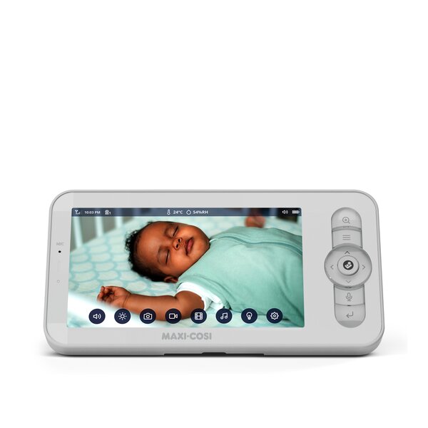 Monitor Bebeluși Maxi-Cosi See Pro, Ultra HD 2K, CryAssist, Ecran 5", Wi-Fi, Alb