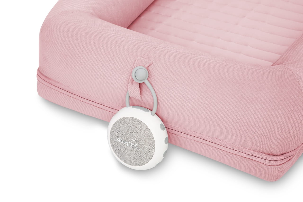 Baby Nest Modular cu Arcada de jucarii si Aparat sunete Sleepee