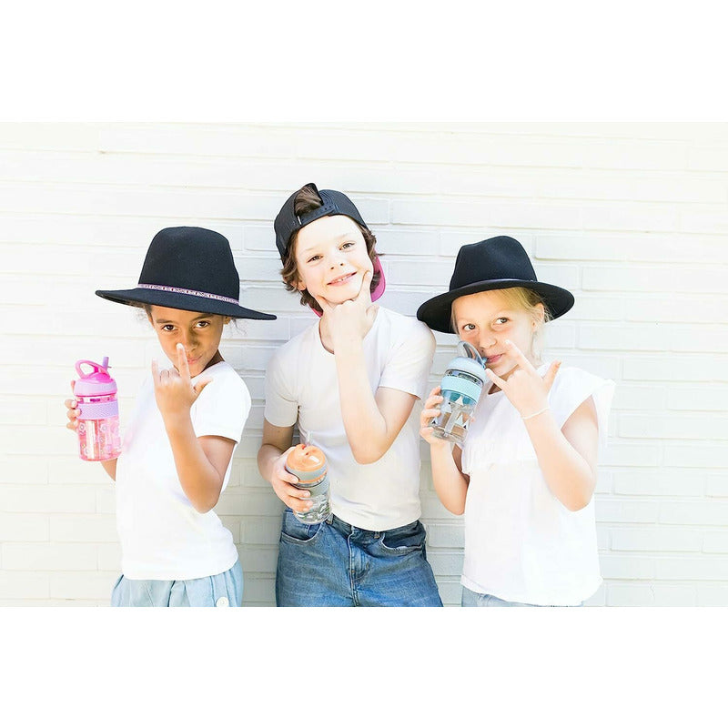 Cana, Nuby, 2 in 1, Cu pai incorporat, Din materialul ecologic tritan, Rezistenta, 360 ml, 3+ ani, Albastru