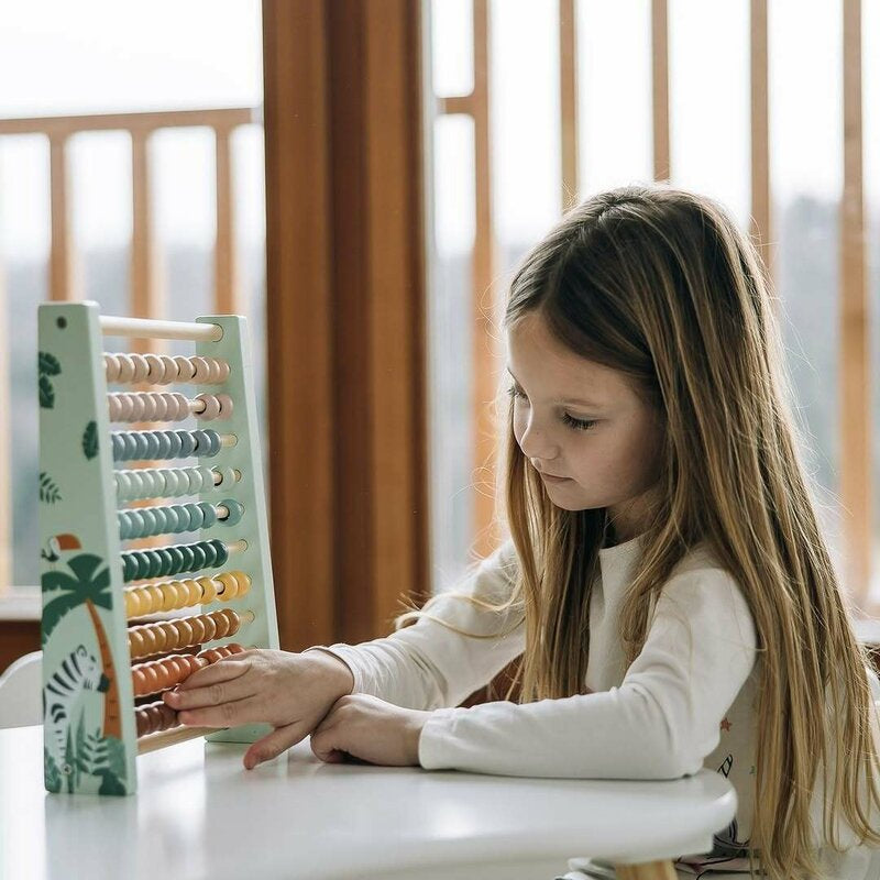 Numaratoare abac, Free2Play, Cu bile colorate, Dezvolta abilitatile motorii si coordonarea ochi-mana, Stimuleaza gandirea logica, 36 luni+, Multicolor