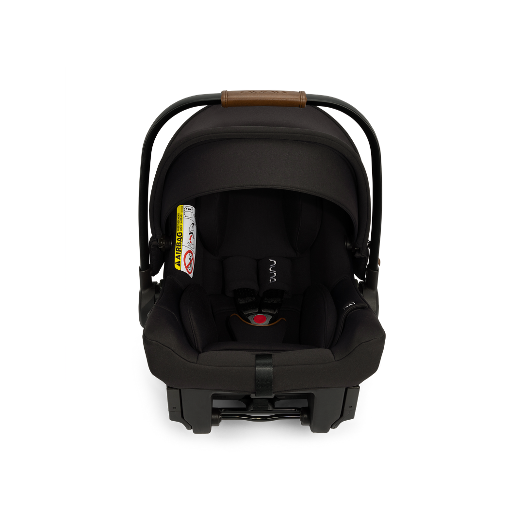 Nuna - Scoica auto cu ISOFIX integrat PIPA urbn Caviar, nastere - 75 cm, testata inclusiv la impact lateral, conform ECE R129 si testata ADAC