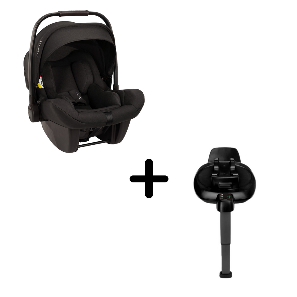 Set scoică auto Nuna PIPA lite Caviar cu bază ISOFIX BASE next