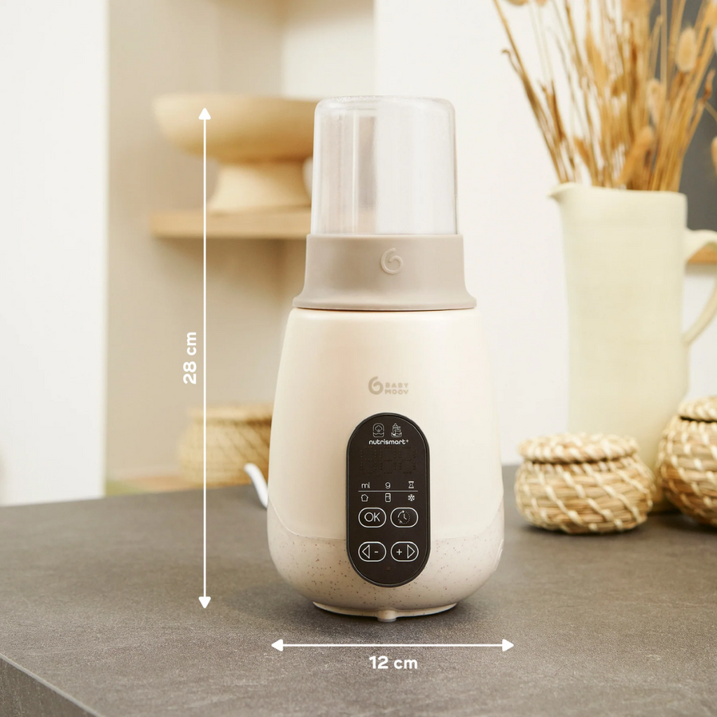 Încălzitor și Sterilizator Biberoane Babymoov NutriSmart+ 5 in 1 Mineral Beige