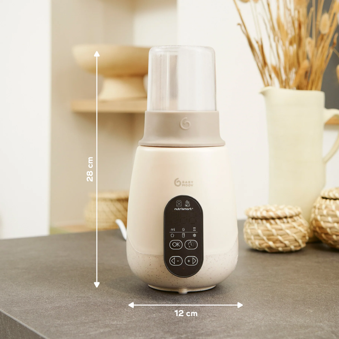 Încălzitor și Sterilizator Biberoane Babymoov NutriSmart+ 5 in 1 Mineral Beige