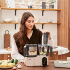 Babymoov Nutribaby Evolution - cele 3 viteze de mixare pentru texturi diferite