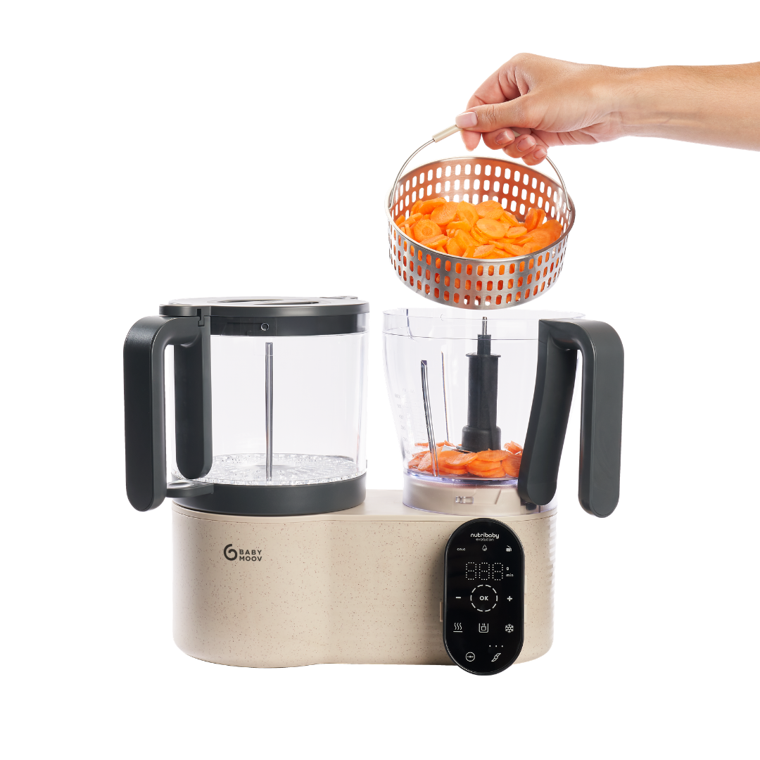 Babymoov Nutribaby Evolution 5 in 1 - vedere frontala a robotului de bucatarie